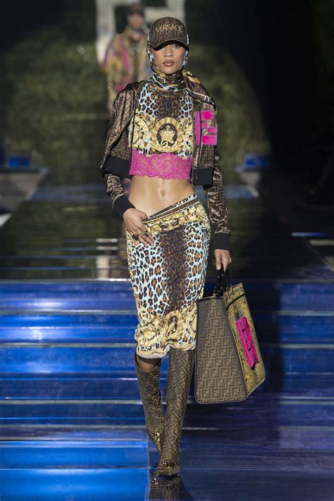 did fendi and versace collab|fendace runway show.